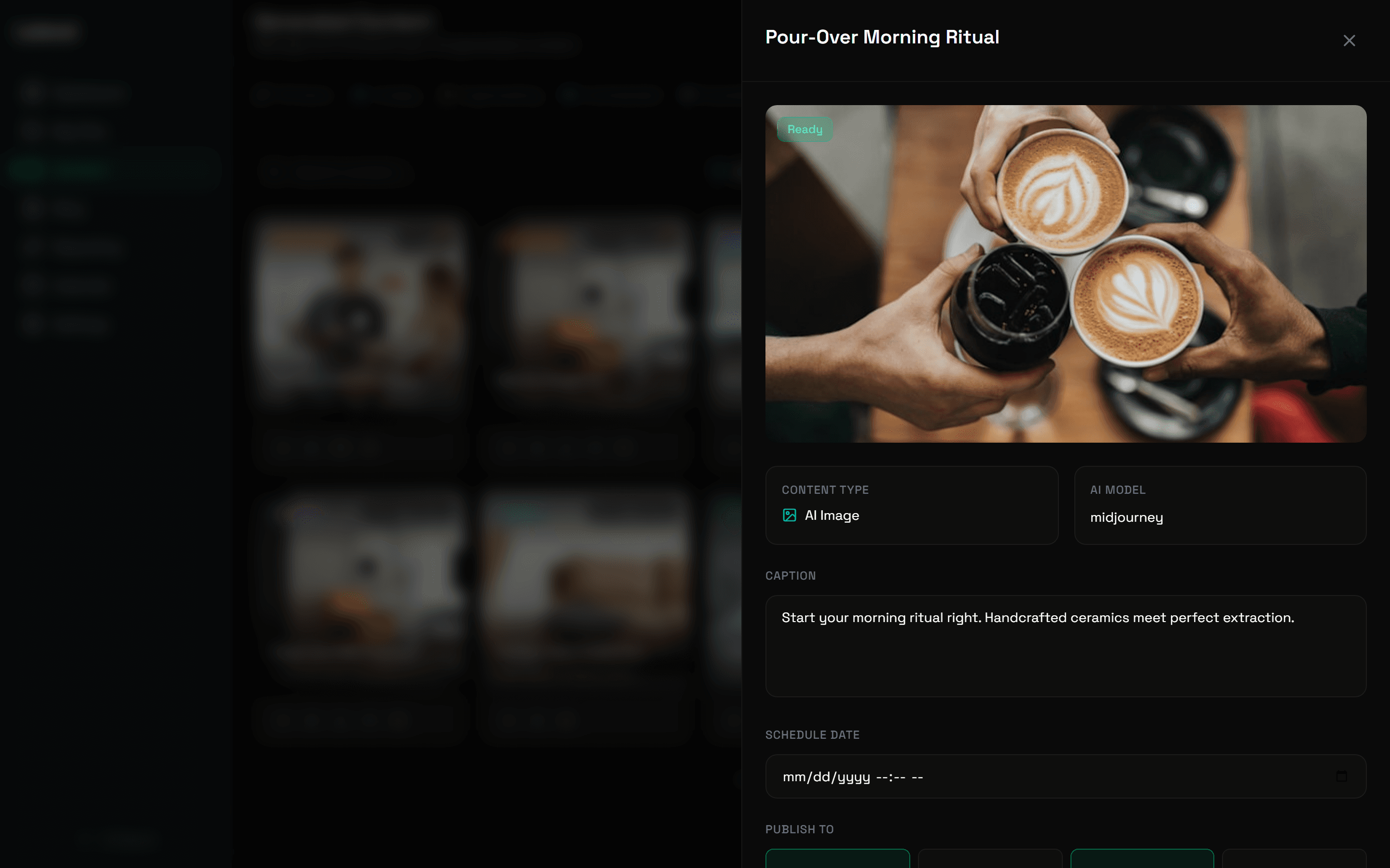 Create studio - view 1